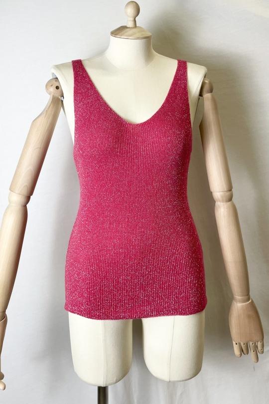 Camisetas sin mangas Mujer Brazil green Catherine S LUREX DEBARDEURS Efashion Paris