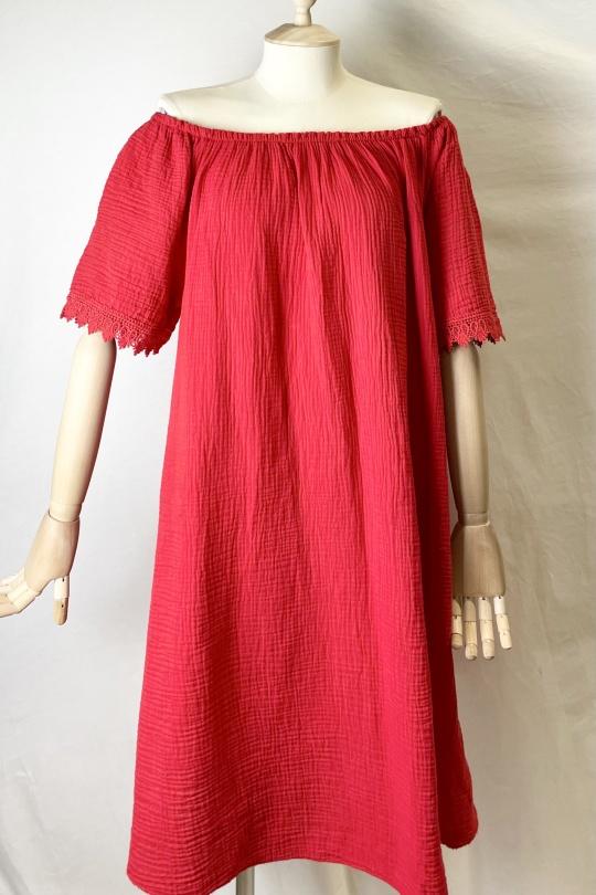 Robes courtes Femme Rouge Catherine S GZ100 RUBINA Efashion Paris