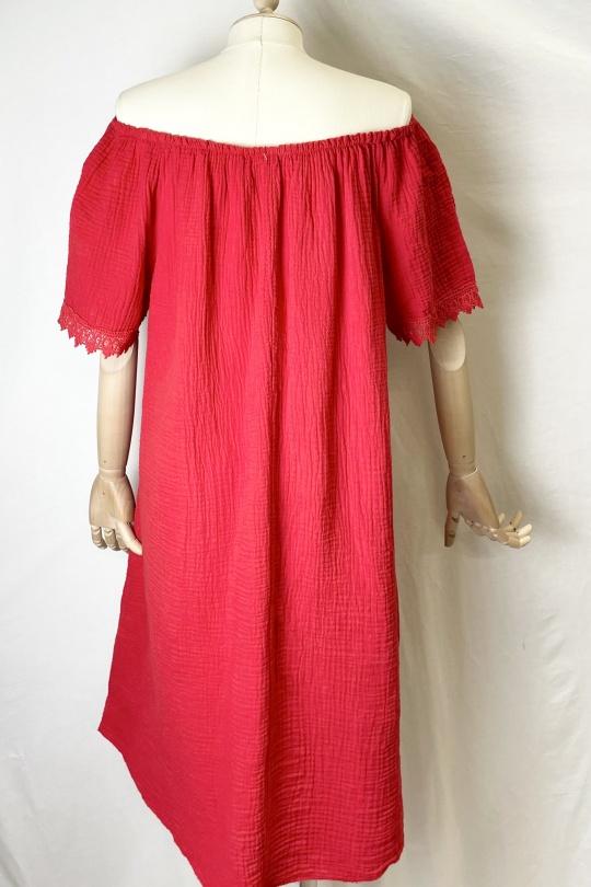 Robes courtes Femme Rouge Catherine S GZ100 RUBINA Efashion Paris