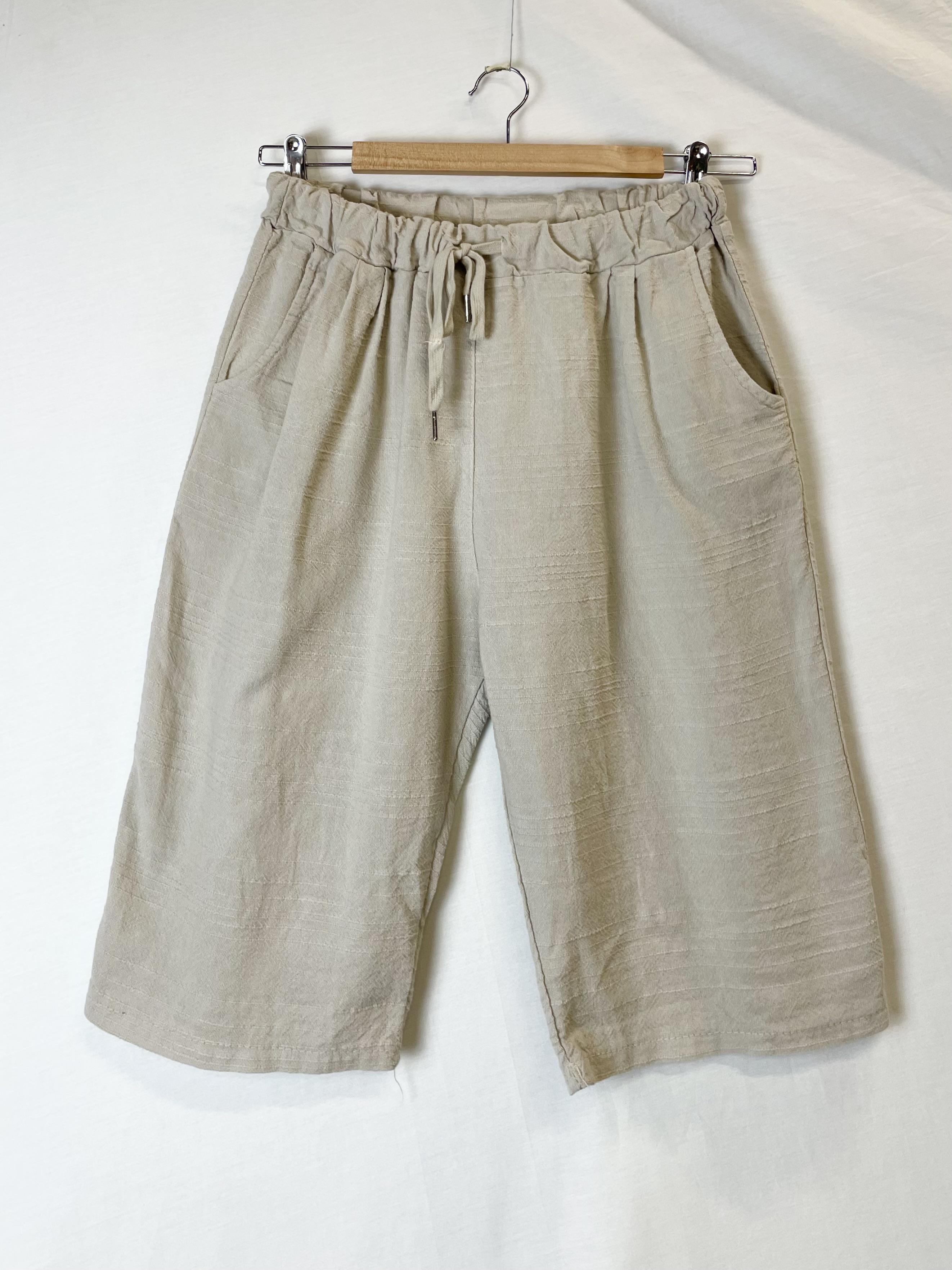 Shorts Femme Beige Catherine S CASUAL COTTON SHORT #c Efashion Paris