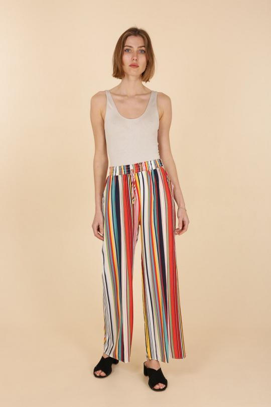 Pantalons Femme Couleurs mélangées Rosa Fashion 2018-133 Efashion Paris