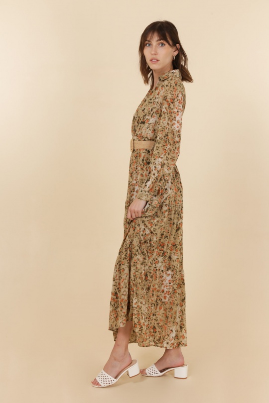 Maxi dresses Women Khaki Rosa Fashion 153-14 Efashion Paris