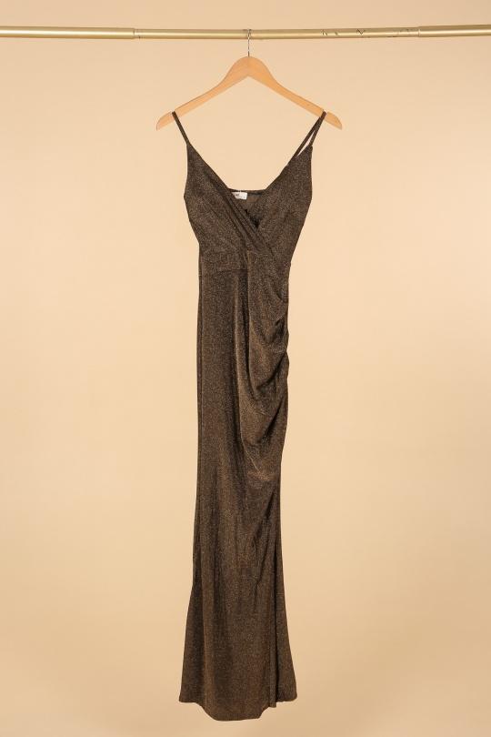 Robes longues Femme Noir Rosa Fashion 892 Efashion Paris