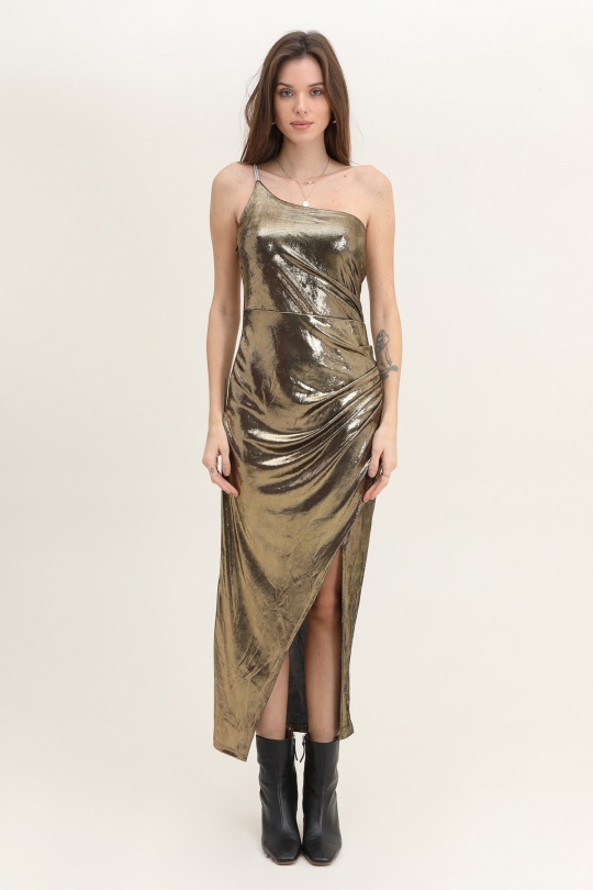 Robes longues Femme Doré Rosa Fashion 893 Efashion Paris