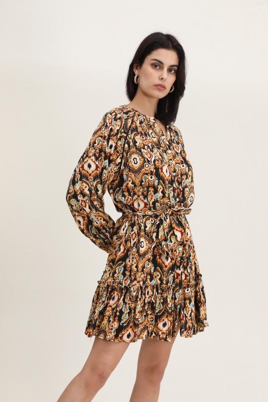 Abiti corti Donna Brown Rosa Fashion 721 Efashion Paris