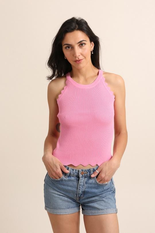 Vests Women Pink Rosa Fashion 3089 Efashion Paris