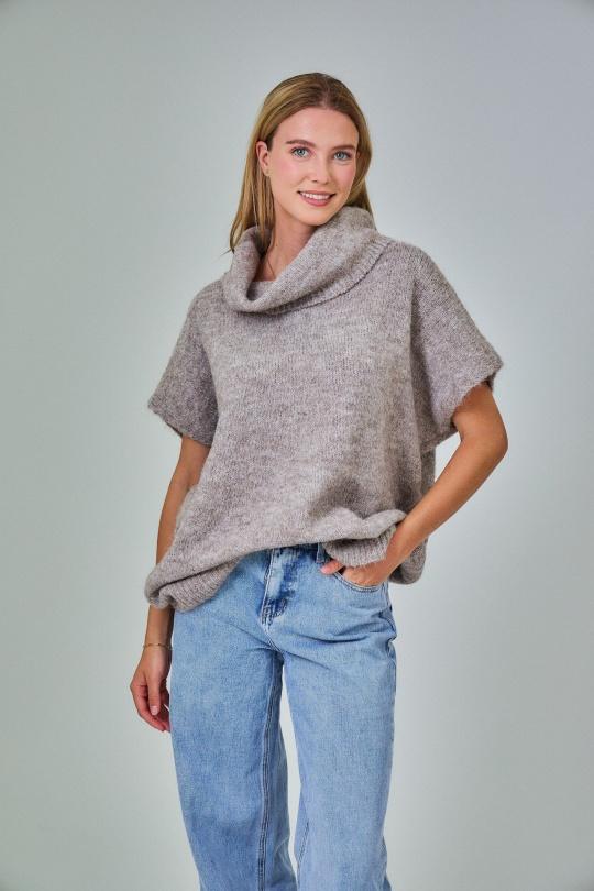 Jumpers Women Brown Rosa Fashion RM5011 Efashion Paris