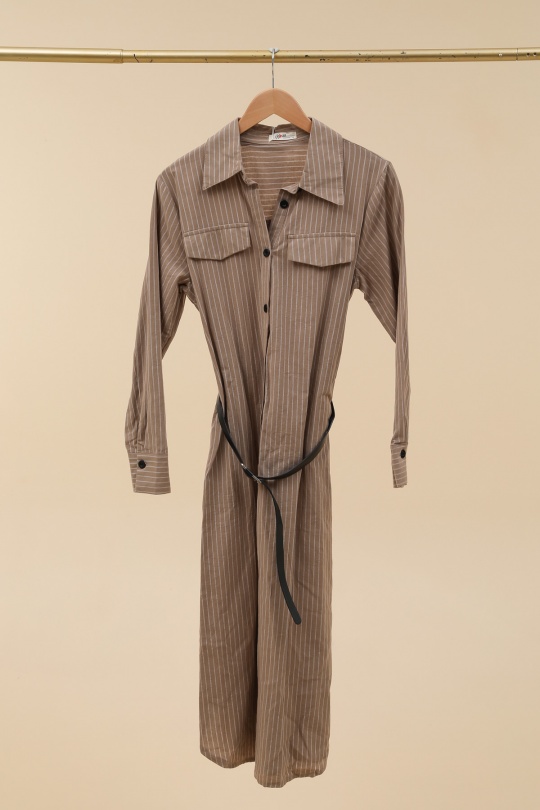 Robes longues Femme Beige Rosa Fashion 983 Efashion Paris