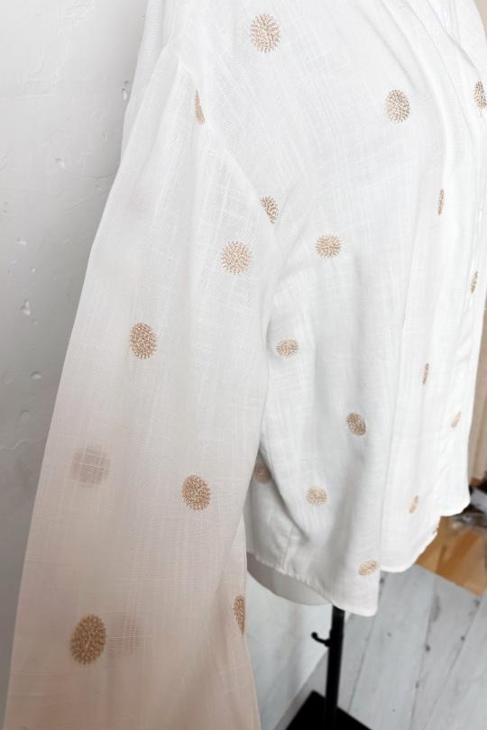 Shirts Women Beige Rosa Fashion R3063 Efashion Paris