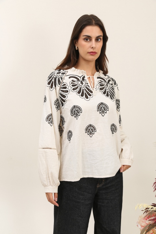 Blouses Femme Beige Rosa Fashion 2809 Efashion Paris