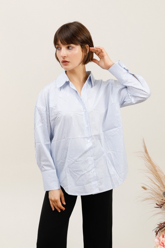 Camisas Mujer Sky blue Rosa Fashion H58 Efashion Paris