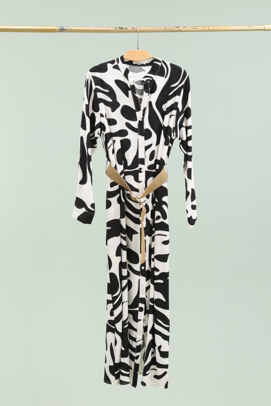 Robes longues Femme Noir Rosa Fashion 1025 Efashion Paris