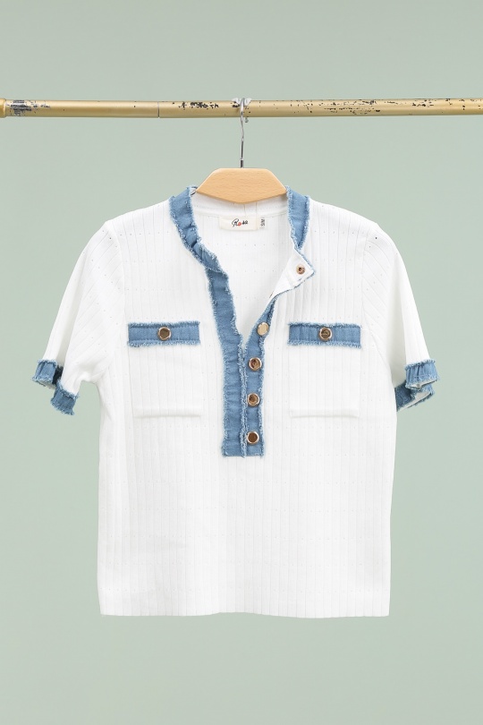 T-shirts Femme Blanc Rosa Fashion 3147 Efashion Paris