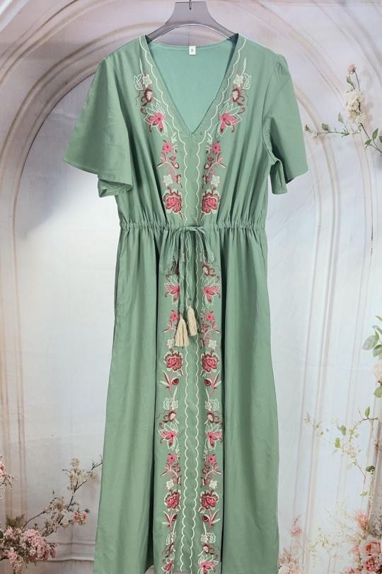 Robes longues Femme Blanc Rosa Fashion 1133 Efashion Paris