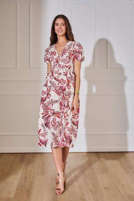 Maxi dresses Women Red Rosa Fashion 1092 Efashion Paris