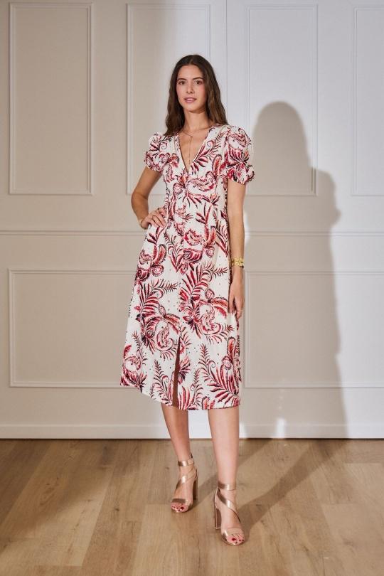 Robes longues Femme Rouge Rosa Fashion 1092 Efashion Paris