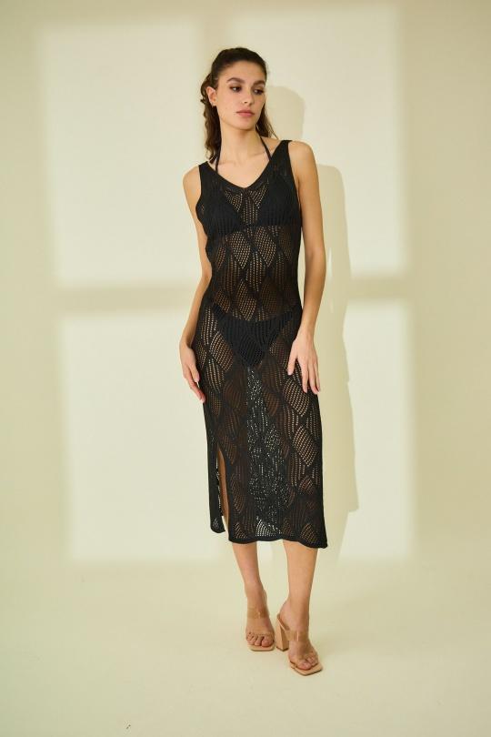 Robes mi-longues Femme Blanc Rosa Fashion Q72543 Efashion Paris