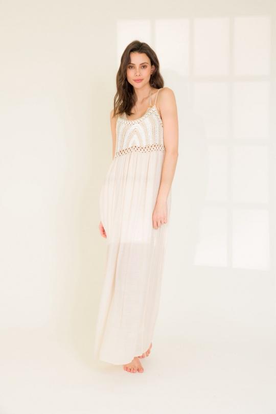 Robes longues Femme Noir/blanc Rosa Fashion H22 Efashion Paris