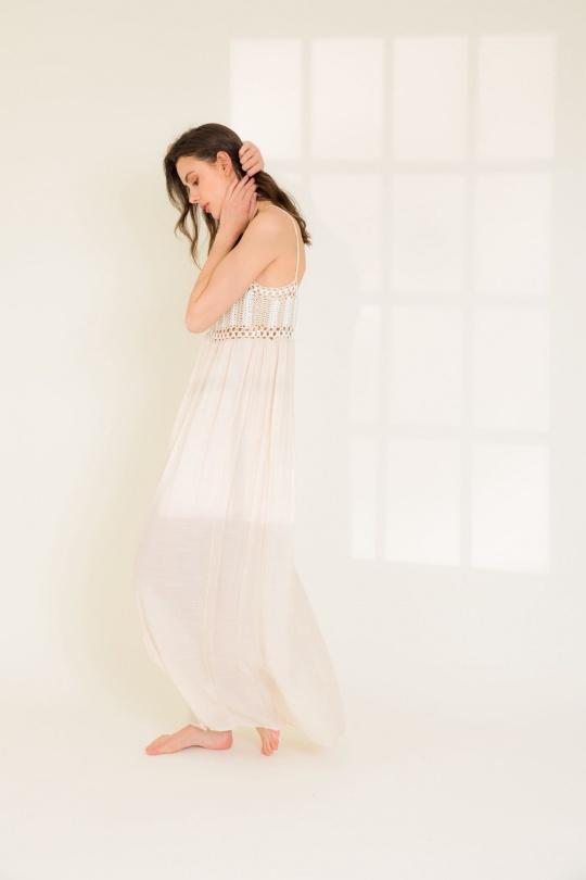 Robes longues Femme Noir/blanc Rosa Fashion H22 Efashion Paris