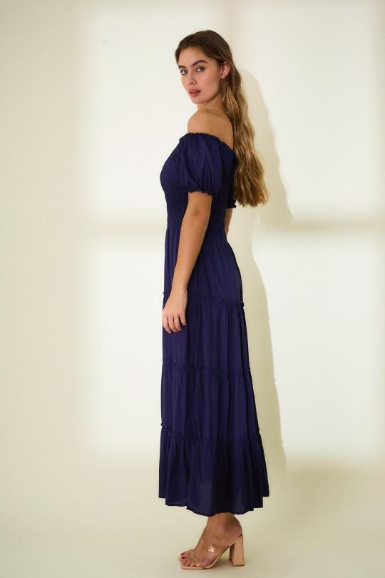 Robes longues Femme Blanc Rosa Fashion 195 Efashion Paris