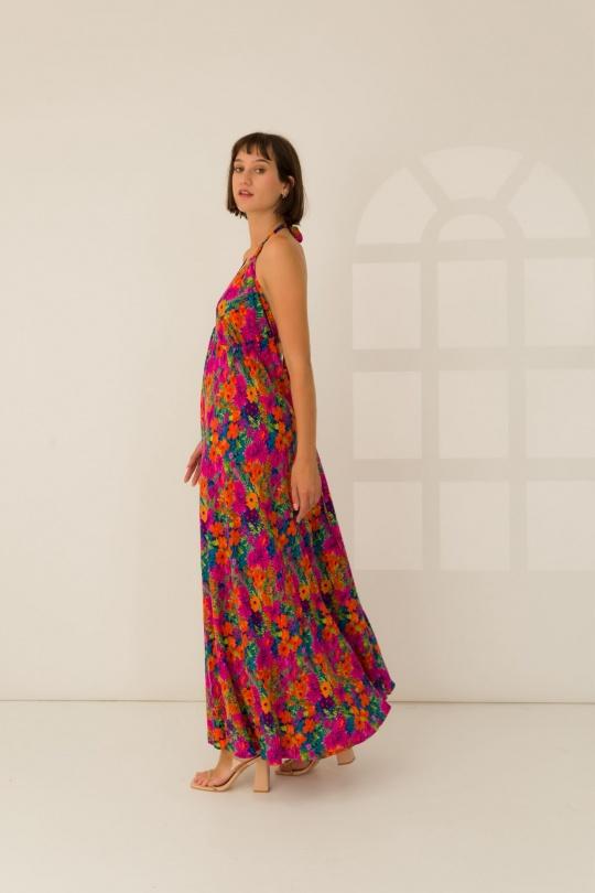 Robes longues Femme Bleu royal Rosa Fashion 827 Efashion Paris