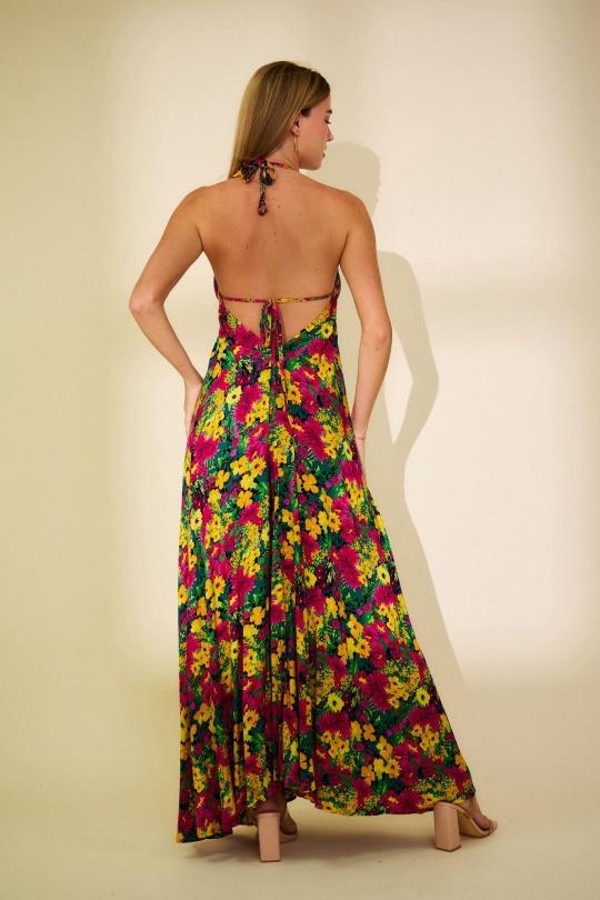 Robes longues Femme Bleu royal Rosa Fashion 827 Efashion Paris