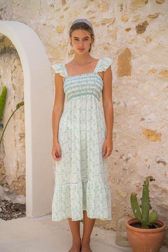 Robes longues Femme Vert Rosa Fashion H032 Efashion Paris