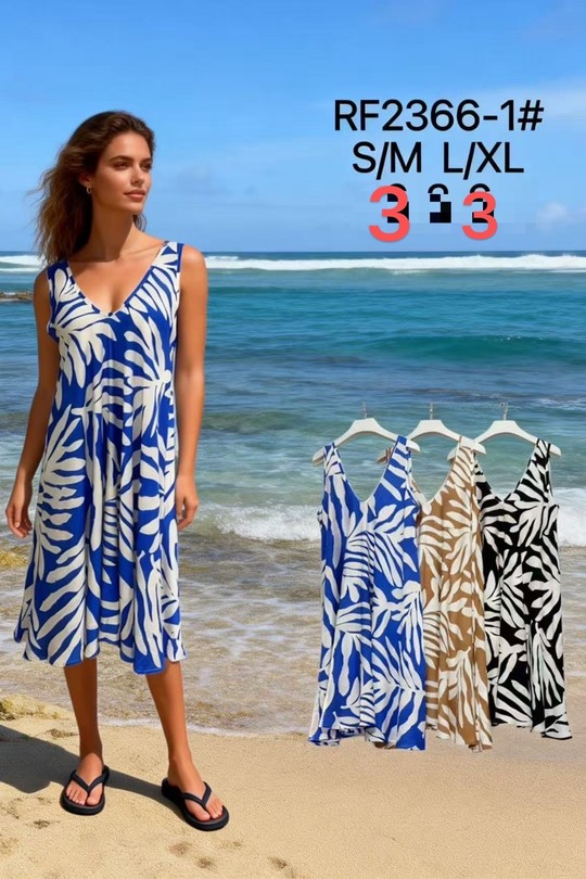 Robes mi-longues Femme Bleu Rosa Fashion RF2366-1 Efashion Paris