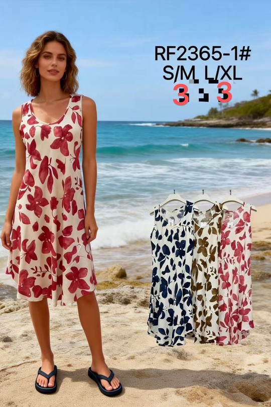 Robes mi-longues Femme Rouge Rosa Fashion RF2365-1 Efashion Paris