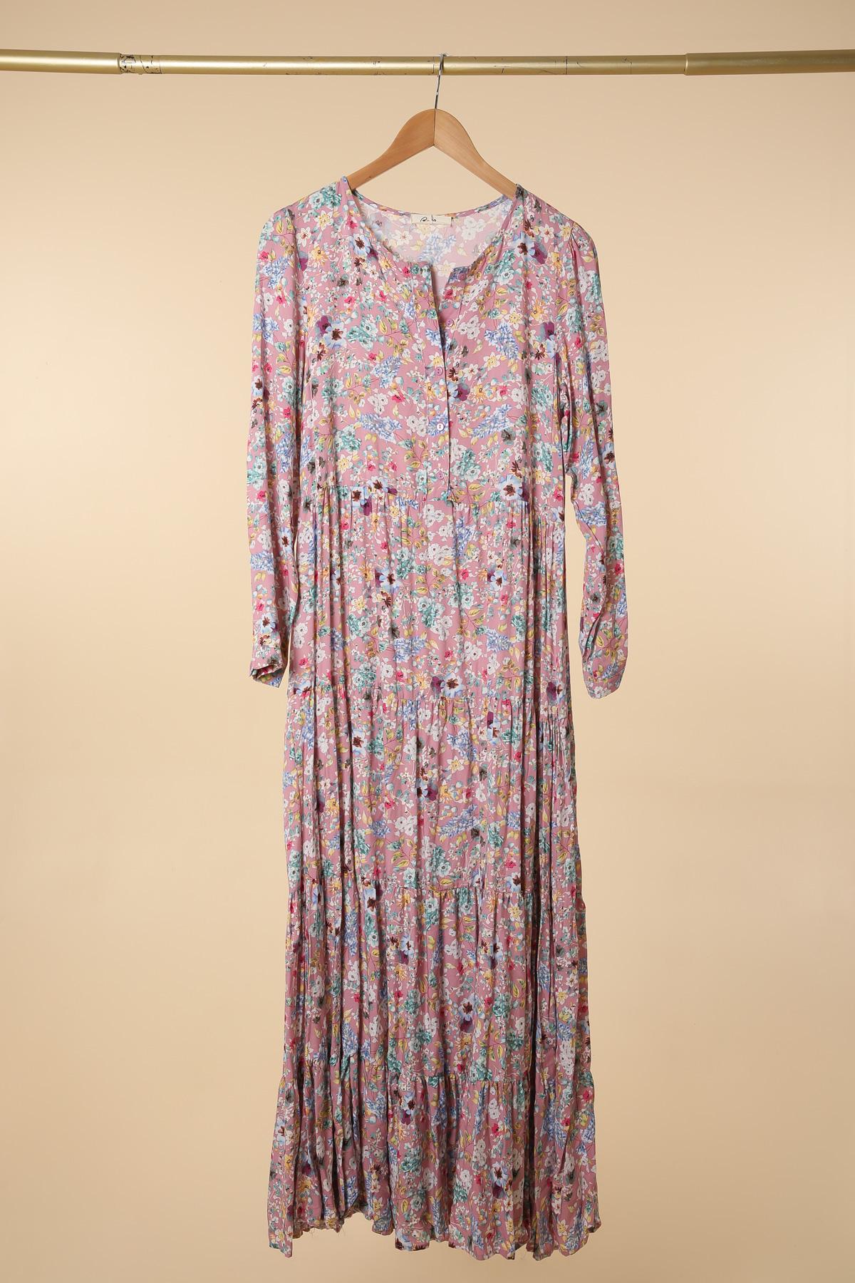 Robes longues Femme Vieux rose Rosa Fashion 176-15 #c Efashion Paris