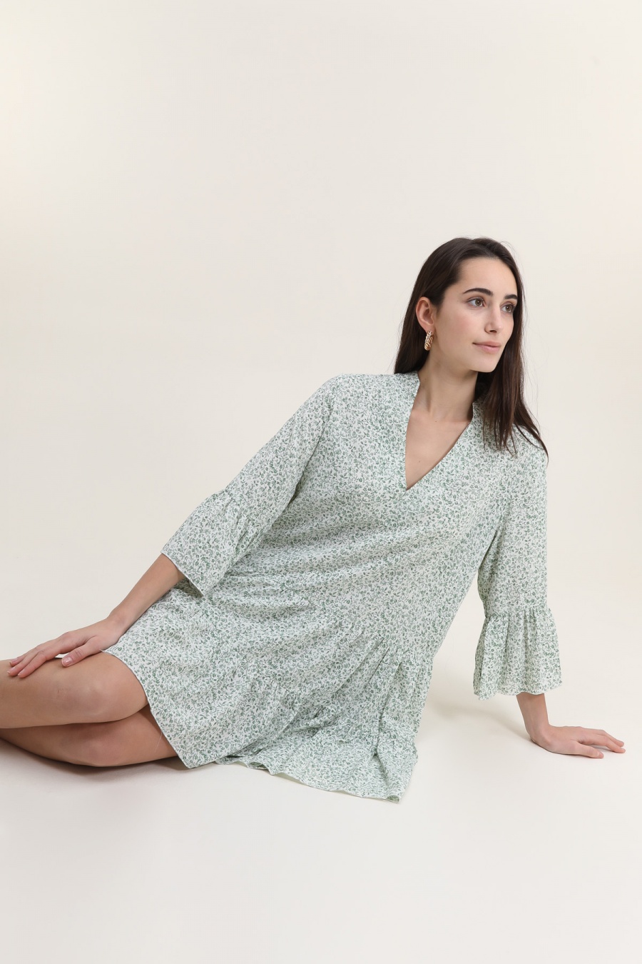 Short dresses Women Green Rosa Fashion H035 #c Efashion Paris