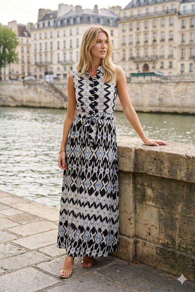 Robes longues Femme Noir Rosa Fashion 614-3 #c Efashion Paris