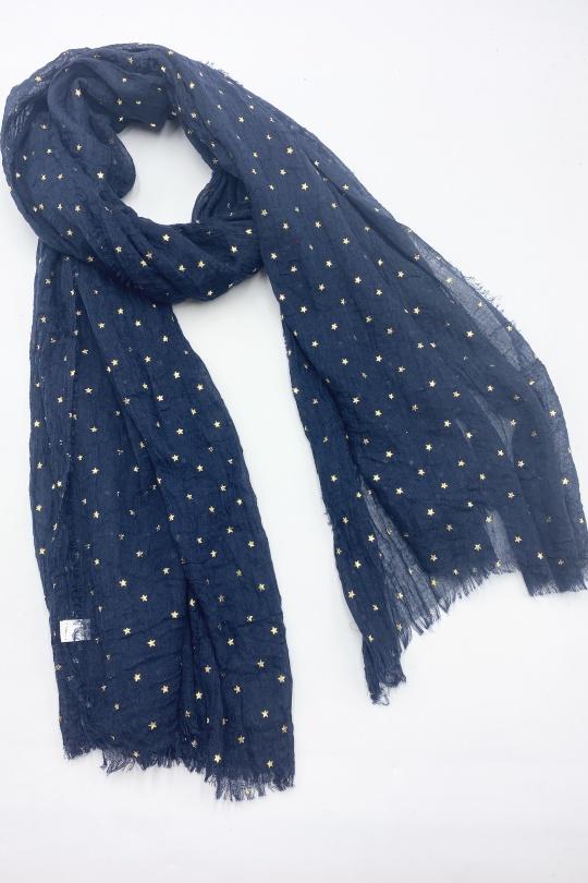 Bufandas Complementos Blue LINETA FOULARDS ETOILE Efashion Paris