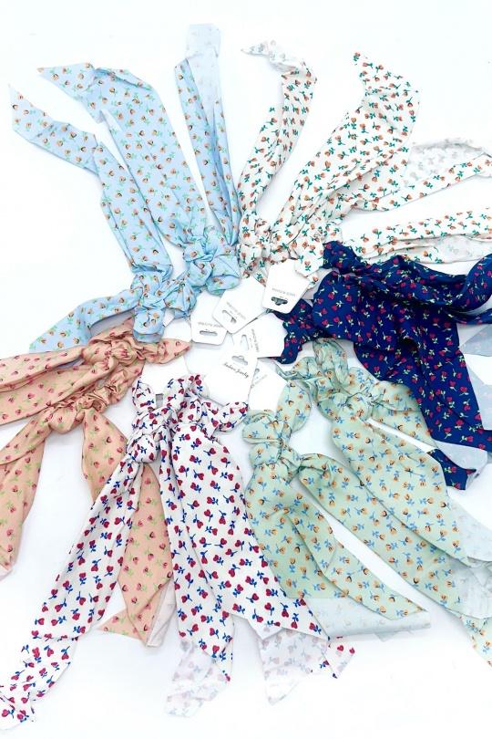 Accessori per capelli Accessori Multicolor LINETA CHOUCHOU 5 MOTIF FLEUR  Efashion Paris