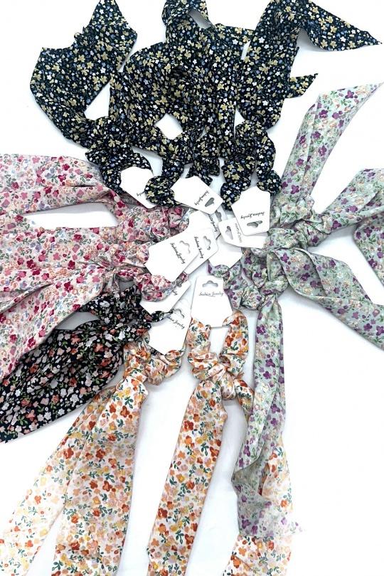 Accesorios cabello Complementos Multicolor LINETA CHOUCHOU 9 MOTIF FLEUR  Efashion Paris