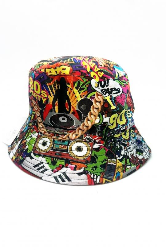 Chapeaux Accessoires Multicolore LINETA BOB MOTIF POP Efashion Paris