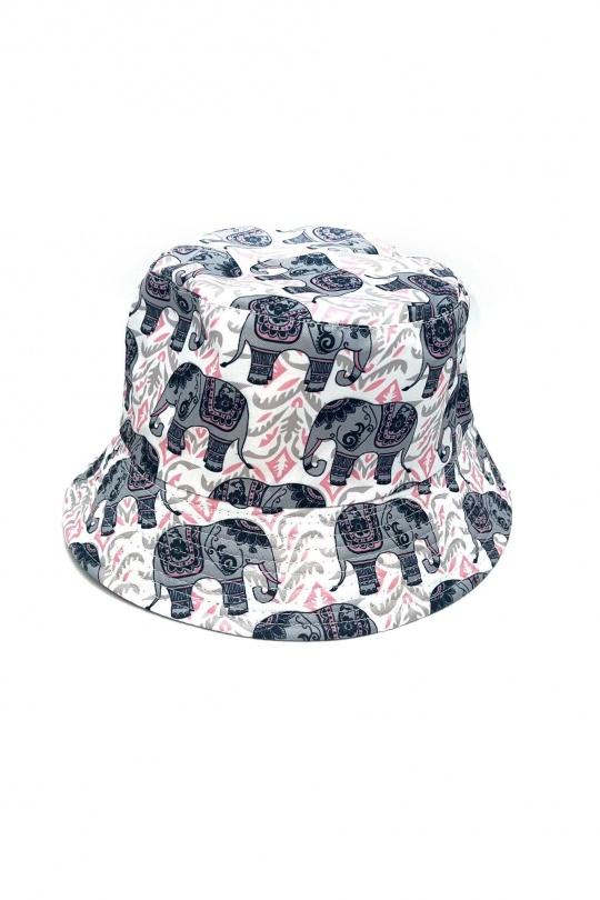 Chapeaux Accessoires Multicolore LINETA BOB MOTIF ELEPHANT Efashion Paris
