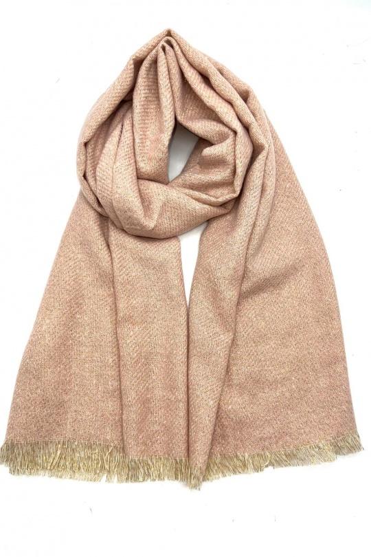 Écharpes Accessoires Noir LINETA HH-335 ECHARPE UNI AVEC LUREX Efashion Paris