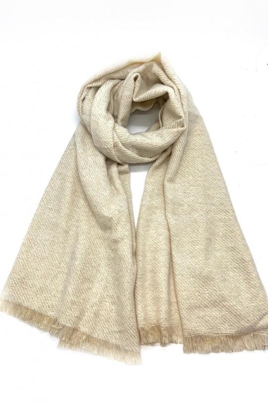 Écharpes Accessoires Noir LINETA HH-335 ECHARPE UNI AVEC LUREX Efashion Paris