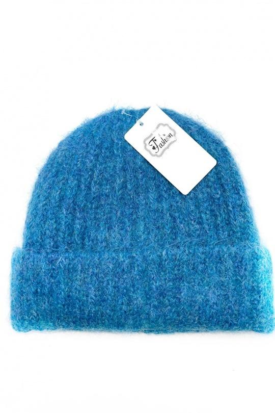 Bonnets Accessoires Vert LINETA BX-31 BONNET MIXTE AVEC DOUBLURE  Efashion Paris