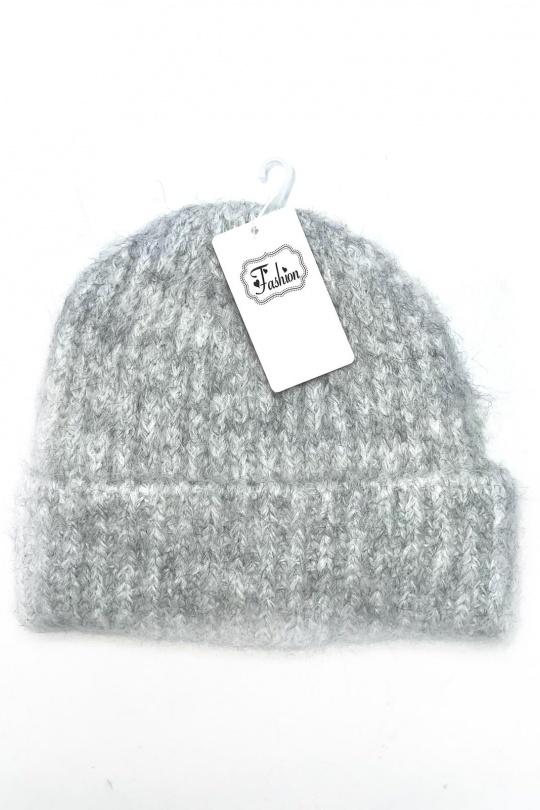 Bonnets Accessoires Vert LINETA BX-31 BONNET MIXTE AVEC DOUBLURE  Efashion Paris