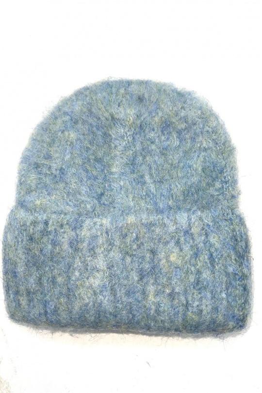 Bonnets Accessoires Rose LINETA BX-27 BONNET UNI MOUCHETÉ AVEC DOUBLURE  Efashion Paris