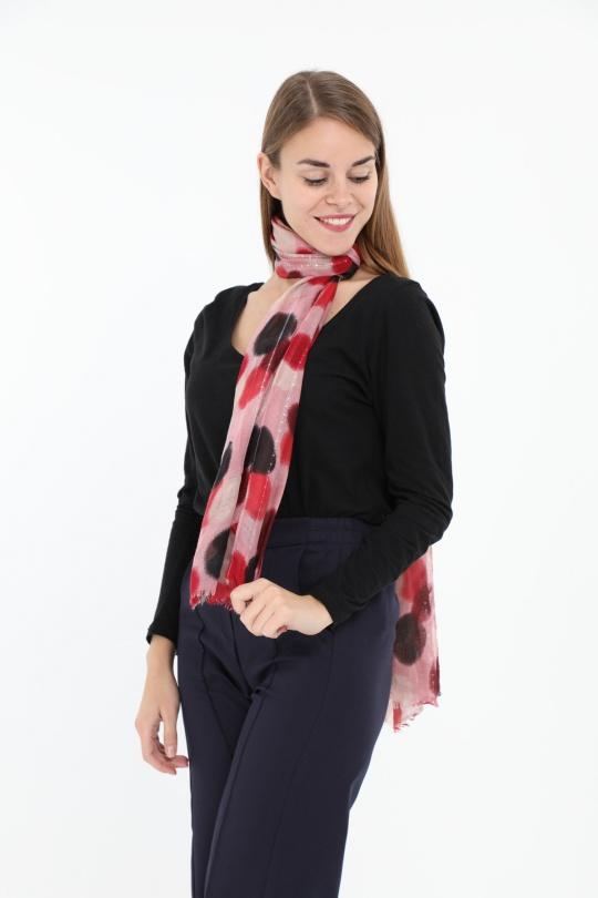 Foulards Accessoires Rose LINETA ETH2018-64 Efashion Paris