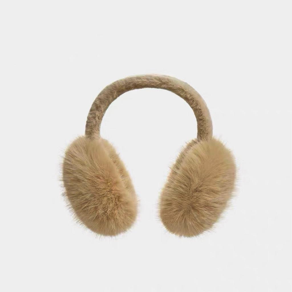 Accessoires de cheveux Accessoires Noir LINETA CAC-2 CACHE OREILLE EN FAUSSE FOURRURE POIL LONG  #c Efashion Paris