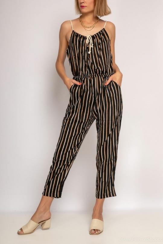 Combinaisons Femme Couleurs mélangées RZ FASHION 19816&RAYURE Efashion Paris