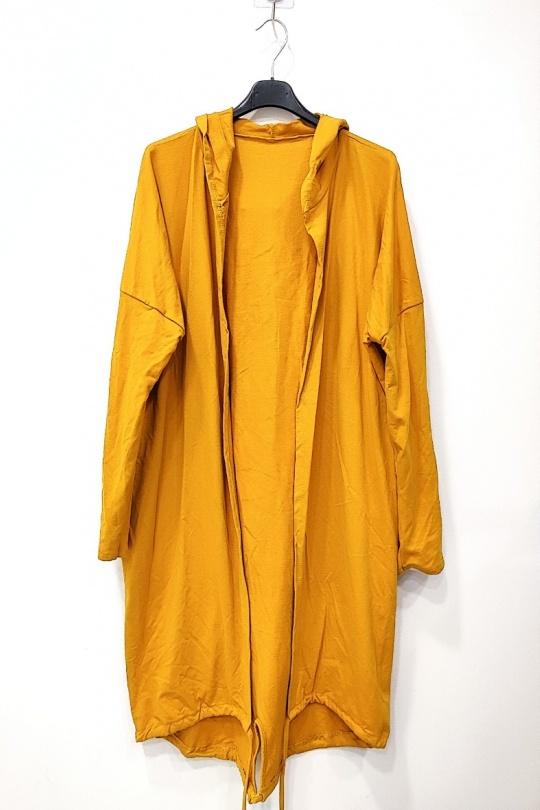 Gilets Femme Moutarde RZ FASHION 12486& NICE Efashion Paris