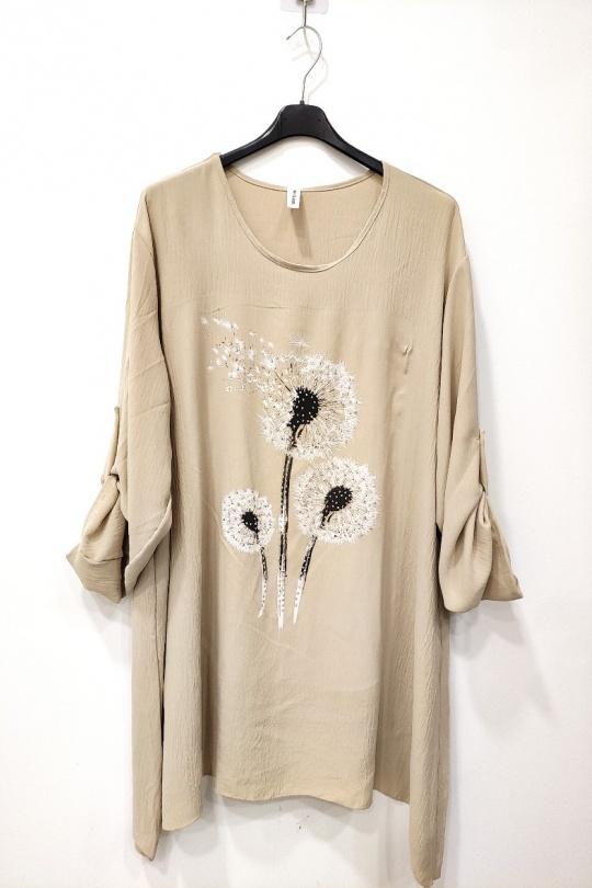Tunics Women Beige RZ FASHION 18336 Efashion Paris