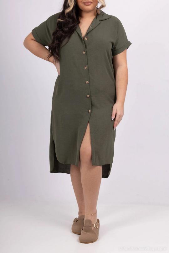 Robes mi-longues Femme Noir RZ FASHION 2392 Efashion Paris