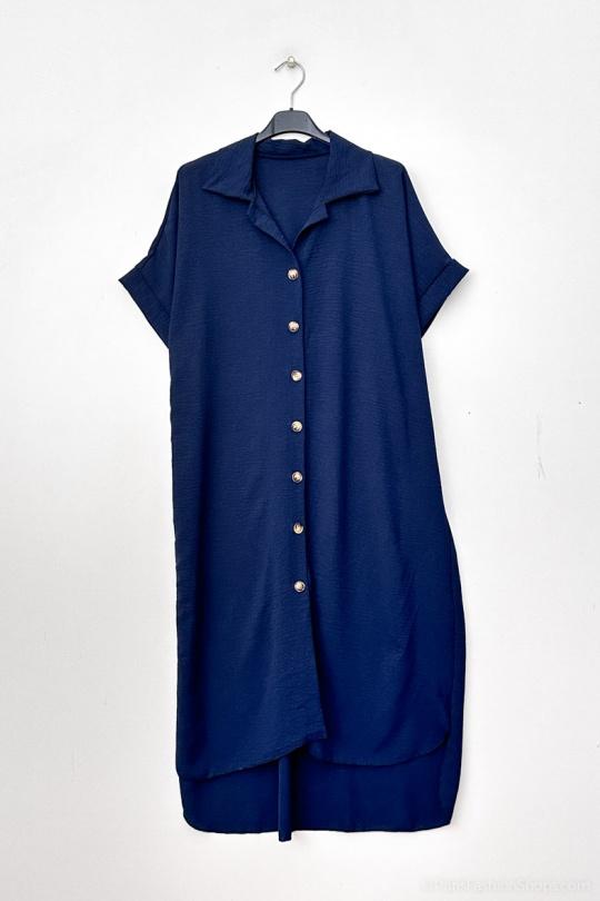 Robes mi-longues Femme Noir RZ FASHION 2392 Efashion Paris