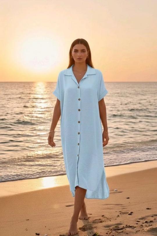 Robes mi-longues Femme Noir RZ FASHION 2392 Efashion Paris